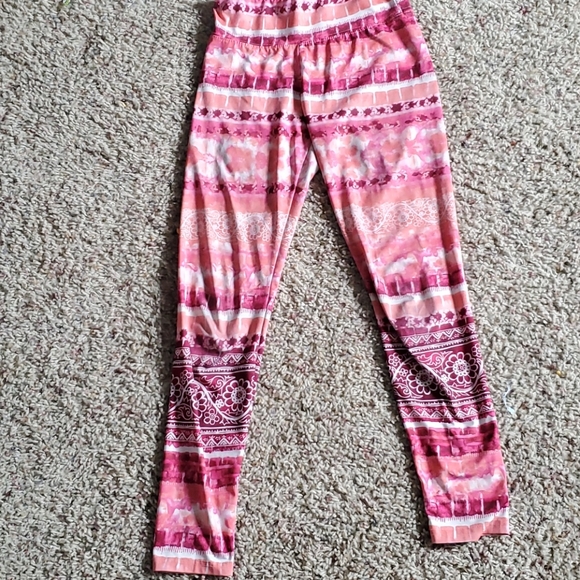 Justice Pink striped pants 👖💓💖💕😍 - Picture 2 of 3